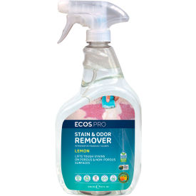 Earth Friendly Products PL9707/6 ECOS® Pro Stain & Odor Remover, 32 oz. Trigger Spray Bottle, 6 Bottles - PL9707/6 image.