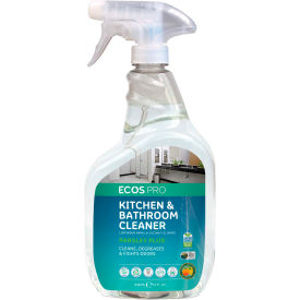 Earth Friendly Products PL9746/6 ECOS™ Pro Parsley Plus® All Purpose Kitchen & Bathroom Cleaner, 32oz.,6/Pack - PL9746/6 image.