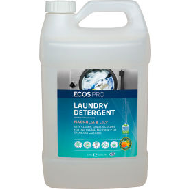 ECOS Pro Magnolia & Lily 2X Laundry Detergent Liquid, Gallon Bottle, 4 Bottles - PL9750/04