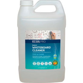 Earth Friendly Products PL9869/04 ECOS™ Pro Daily Whiteboard Cleaner, 1 Gallon Bottle, 4/Pack - PL9869/04 image.