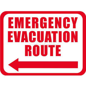 Ergomat Llc DS-SIGN 12X9-0306 Durastripe 12"X9" Rectangle - Emergency Evacuation Route image.