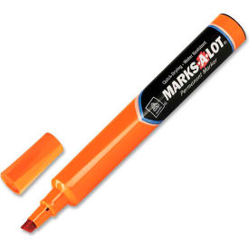 Avery® Marks-A-Lot Desk-Style Permanent Marker Medium Chisel Tip Orange Ink Dozen