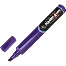 Avery Consumer Products 8884 Avery® Marks-A-Lot Desk-Style Permanent Marker, Medium Chisel Tip, Purple Ink, Dozen image.