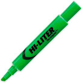 Avery Consumer Products 24020 Avery® Hi-Liter Desk Style Highlighter, Chisel Tip, Fluorescent Green Ink, Dozen image.