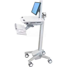 Ergotron SV40-6300-0 Ergotron® SV40-6300-0 StyleView® Medical Cart with LCD Pivot image.