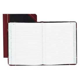 Esselte Pendaflex Corp. 38300R Boorum & Pease® Account Book, Record Ruled, 9-5/8" x 7-5/8", Black Cover, 300 Sheets/Pad image.