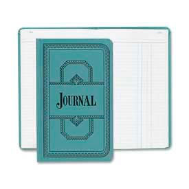 Boorum & Pease® Account Book Journal Ruled 7-1/2"" x 12-1/8"" Blue Cover 150 Pages/Pad