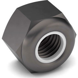 Earnest 361262T 7/8-9 NE Nylon Insert Lock Nut - Grade 2 - Carbon Steel - Zinc Clear Trivalent - Coarse - Pkg of 5 image.