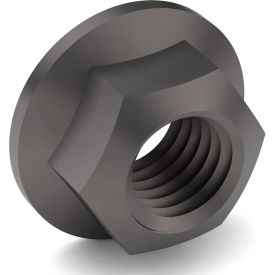 Earnest 367188 5/8-11 NE Hex Flange Lock Nut - Grade G - Carbon Steel - Phos & Oil - Coarse - Pkg of 100 image.