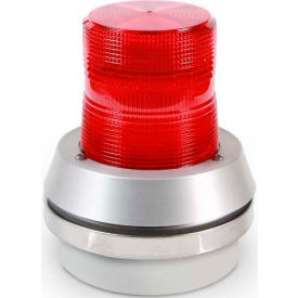 Edwards Signaling 51R-N5-40W Edwards Signaling 51R-N5-40W Flashing Beacon With Horn Red 120V AC image.