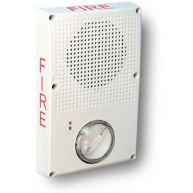 Edwards Signaling, WG4WF-SVMC, Outdoor Speaker Strobe, White, Fire