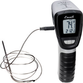 Escali Corp. DH8 Escali® Infrared Surface & Probe Digital Thermometer, Gray image.
