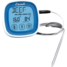 Escali Corp. DHR1-U Escali® DHR1-U Touch Screen Thermometer & Timer, Blue image.