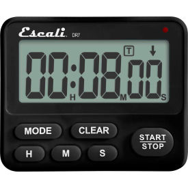 Escali Corp. DR7 Escali Digital Timer Extra Loud, Black image.