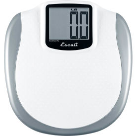 Escali Corp. XL200 Escali XL200 Digital Bathroom Scale with Extra Large Display, 440lb x 0.2lb/200kg x 0.1kg, White image.