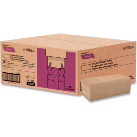 Cascades PRO Select Folded Paper Towels Single-Fold 9" x 9.45" Natural Brown 250/PK 16 Packs/CT