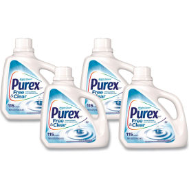 Purex® Free and Clear Liquid HE Laundry Detergent Unscented 150 oz Bottle 4/Carton