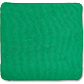 Rubbermaid Commercial Microfiber Economy Cloth 12" X 12" Green Polyester/Nylon Green 24/PK