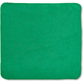 Rubbermaid Commercial Microfiber Economy Cloth 16" X 16" Green Polyester/Nylon Green 24/PK