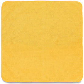 Rubbermaid Commercial Microfiber Economy Cloth 16" X 16" Yellow Polyester/Nylon Yellow 24/PK