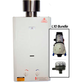Eccotemp Systems, Llc L10-PS Eccotemp L10 Portable Outdoor Tankless Water Heater W/ EccoFlo 12V Pump & Strainer - 2.65 GPM image.