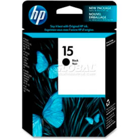 HP 15 Ink Cartridge C6615DN, Black
