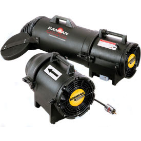 Euramco Safety EF7025 Ramfan 8" Industrial Intrinsically Safe Blower, 1 Speed, 980 CFM, 1/3 HP image.