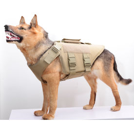 EXECUTIVE DISTRIBUTORS INTERNATIONAL E-BEDV EDI-USA Dog Ballistic Vest, Tested to Level III-A Ballistic Resistance image.