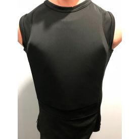 EXECUTIVE DISTRIBUTORS INTERNATIONAL ED-PTS01-BL EDI-USA Ballistic T-Shirt, Tested to Level III-A Ballistic Resistance, Large, Black image.