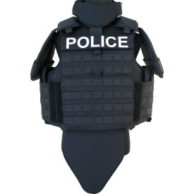 EXECUTIVE DISTRIBUTORS INTERNATIONAL ED-TX229-L EDI-USA 360 Full Tactical External Ballistic Vest w/MOLLE, Level III-A Ballistic Resistance, Large image.