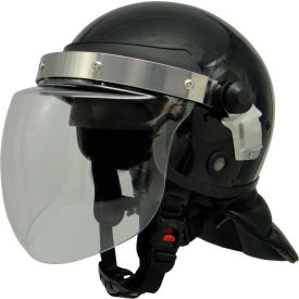 EXECUTIVE DISTRIBUTORS INTERNATIONAL EDX-MBR09 EDI-USA Mini-Bubble Riot Helmet w/ Face Visor, One Fits All image.