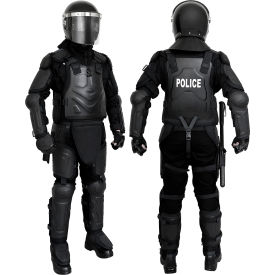 EXECUTIVE DISTRIBUTORS INTERNATIONAL TURBO-X EDI-USA TURBO-X Full Riot Suit, Protects up to 24J of Impact Energy, image.