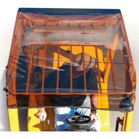 Eevelle® SolarCap™ Forklift Sun & Canopy Cover Vinyl 33""L x 45""W Super Clear Tinted