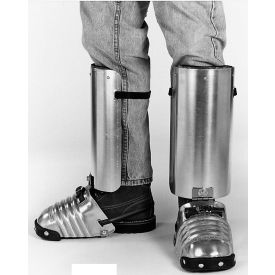 Ellwood Safety Appliance Co, Inc. 400-5-ST-LS Ellwood Safety Mens Foot-Shin Guards, Steel Toe Clip, Leather Strap, 5"W, Standard, 1 Pair image.