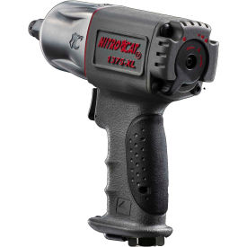 Florida Pneumatic Mfg Corp. 1375-XL Nitrocat Composite Twin Hammer Air Impact Wrench, 1/2" Drive Size, 900 Max Torque image.