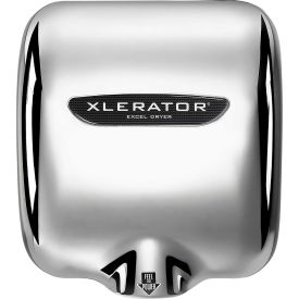 Excel Dryer Inc 601161AH Xlerator® Automatic Hand Dryer W/Noise Reduction & HEPA Filter, Chrome, 110-120V image.