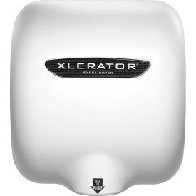 Excel Dryer Inc 603161AH Xlerator® Automatic Hand Dryer W/Noise Reduction & HEPA Filter, White Fiberglass, 110-120V image.