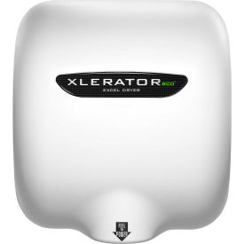 Excel Dryer Inc 703161AH XleratorEco® Automatic Hand Dryer W/Noise Reduction & HEPA Filter, White Fiberglass, 110-120V image.