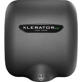 Excel Dryer Inc 708161AH XleratorEco® Automatic Hand Dryer W/Noise Reduction & HEPA Filter, Graphite, 110-120V image.