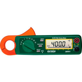 Flir Commercial Systems, Inc 380941 Extech 380941 Mini Clamp Meter, Green/Orange image.