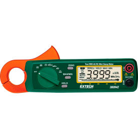 Flir Commercial Systems, Inc 380942 Extech 380942 Mini Clamp Meter, Green/Orange image.