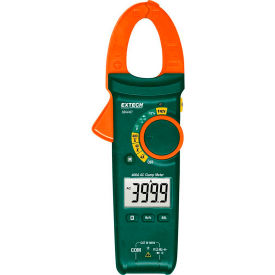 Flir Commercial Systems, Inc MA440 Extech MA440 AC Clamp Meter with Non-Contact Voltage Detector, 400A, Green/Orange image.