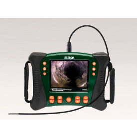 Flir Commercial Systems, Inc HDV610 Extech HDV610 HD Videoscope Kit W/5.5 mm Flexible Probe, Green/Orange, Case Included image.