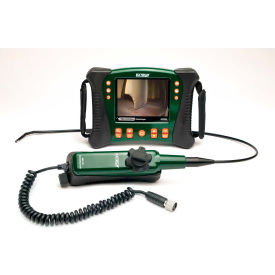 Flir Commercial Systems, Inc HDV640 Extech HDV640 HD Videoscope Kit W/Handset/Articulating Probe, Green/Orange, Case Included image.