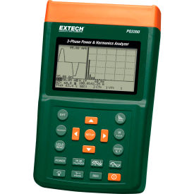 Flir Commercial Systems, Inc PQ3350 Extech PQ3350 Power & Harmonics Analyzers, Green, Case Included, 20.8 oz. image.