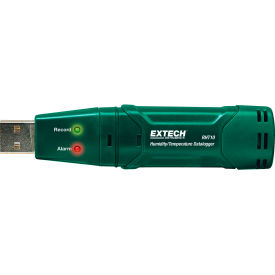 Flir Commercial Systems, Inc RHT10 Extech RHT10 Humidity &Temperature USB Datalogger, Green, USB image.