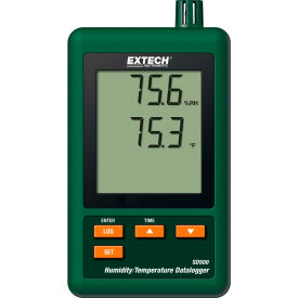 Humidity/Temperature Datalogger, Green, SD Card, Universal AC view 2