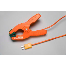 Flir Commercial Systems, Inc TP200 Extech TP200 Type K Pipe Clamp Temperature Probe, Type K, Plastic, 1.5"L image.