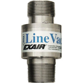 Threaded Line Vac, Stainless Steel, 25.9 CFM, 1-1/4" NPT view 2