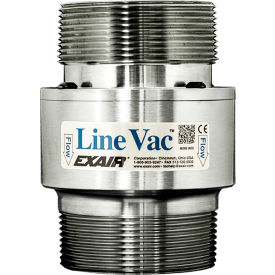 Threaded Line Vac, Stainless Steel, 68.5 CFM, 3" NPT view 2
